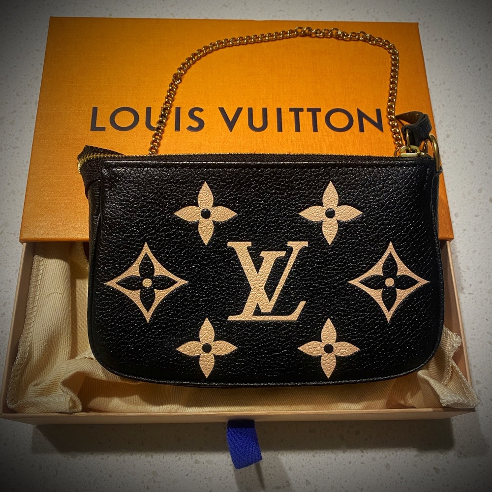 Louis Vuitton Mini Pochette Bi-Color Empriente - Picture 1 of 8
